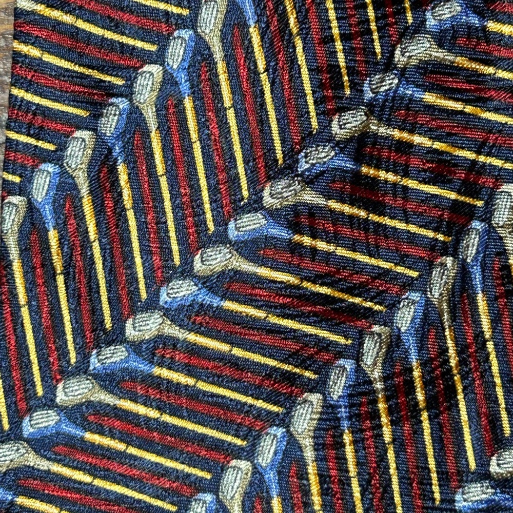 Lot Of 10 Vintage Ties Colorful,tasteful selection includes Gucci & Calvin Klein - Picture 8 of 15